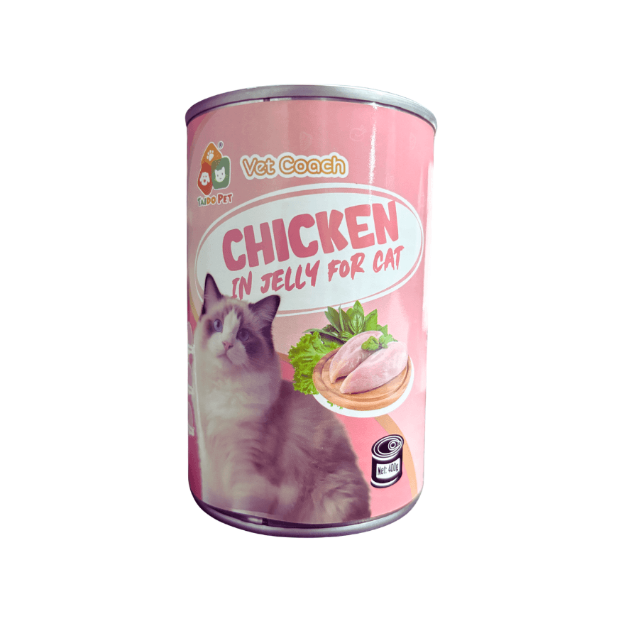 Taido Pet Vet Coach Cat Canned Food Chicken in Jelly 400g