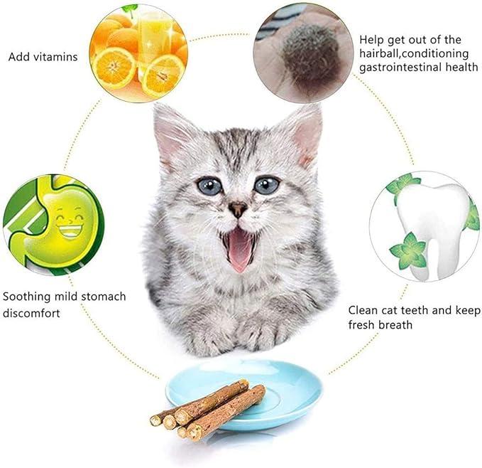 Bioline Teeth Cleaning Catnip Dental Sticks 10g (5 Pieces)