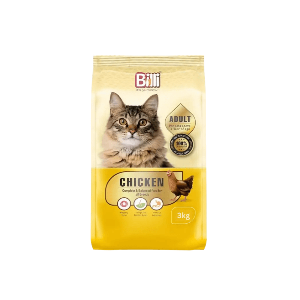 Billi Adult Dry Cat Food Real Chicken 3kg