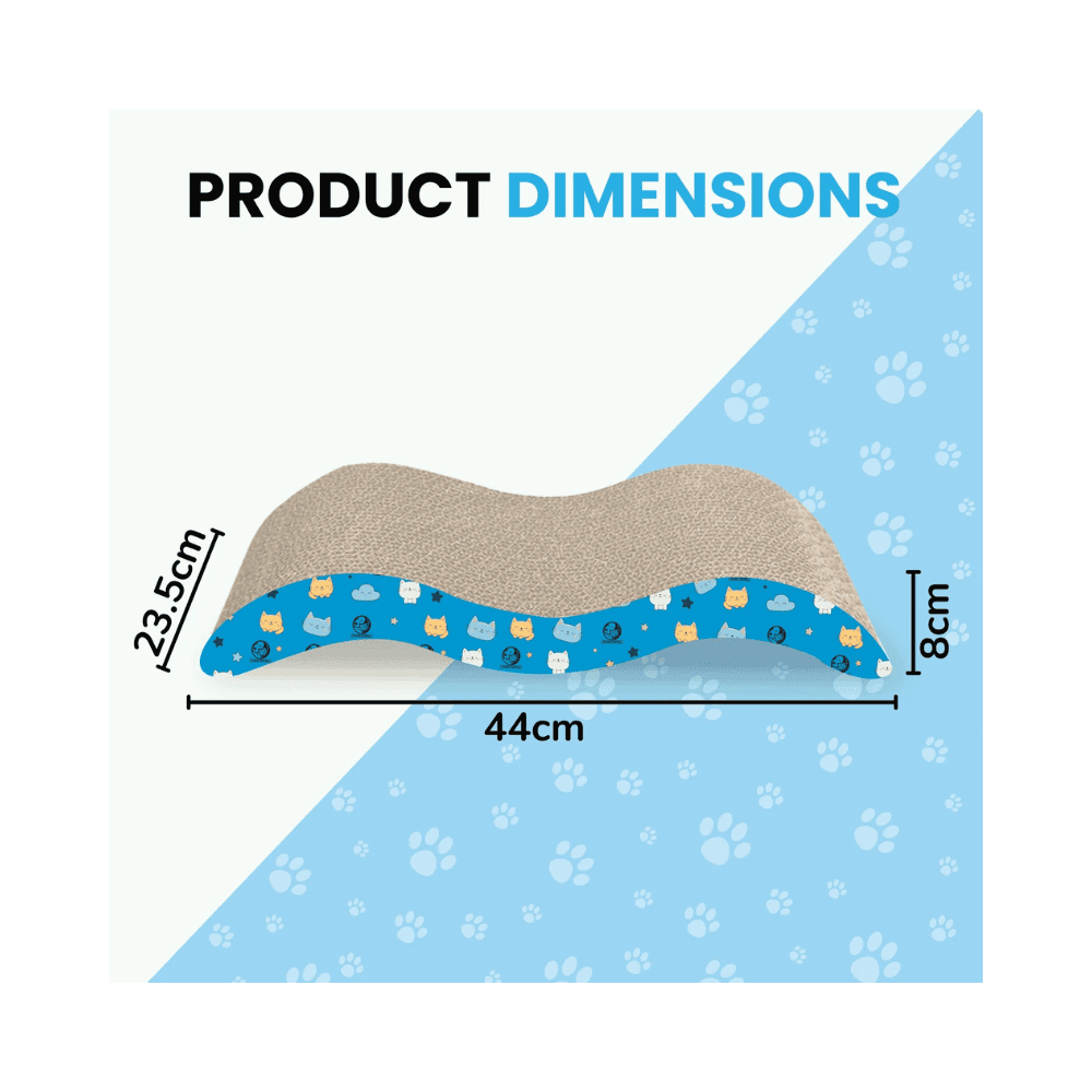 Full Wave Curved Cat Scratcher Board