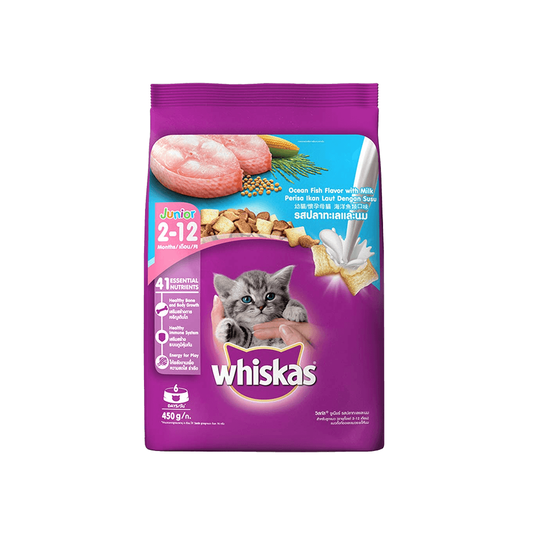 Whiskas Junior Ocean Fish & Milk 450g
