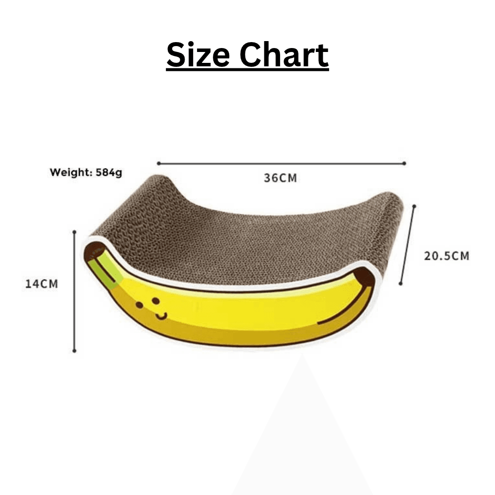 Banana Shape Playful Cat Scratching Toy