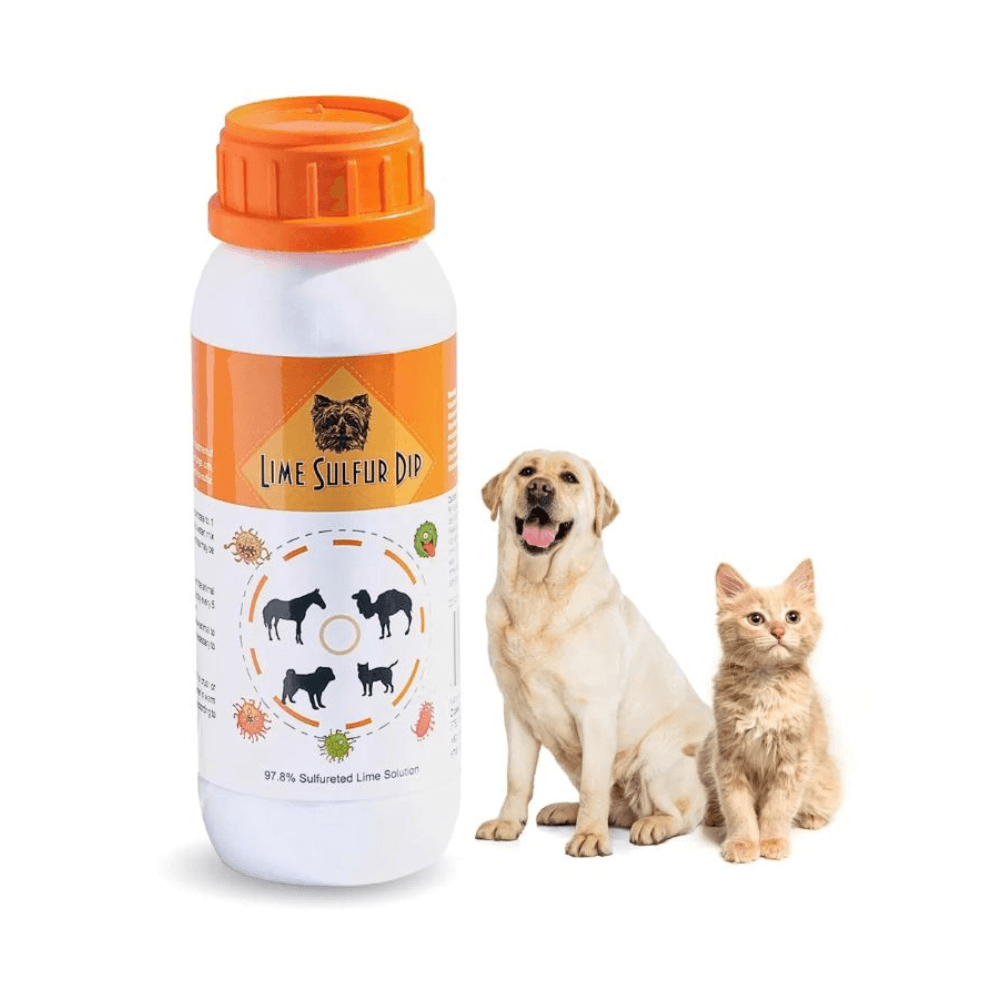 Lime Sulfur Dip – Itchy & Dry Skin Relief for Pets 237ml