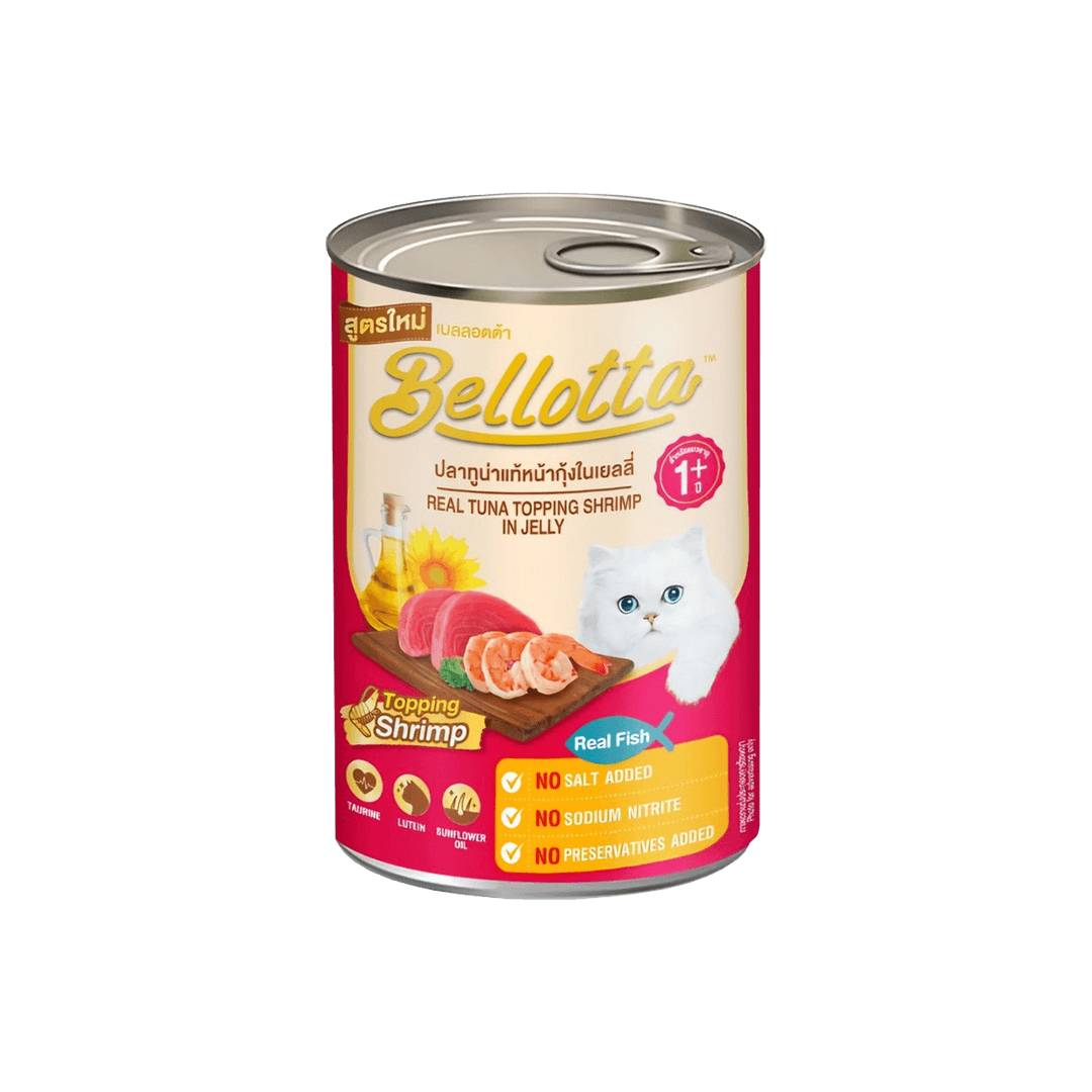 Bellotta Can Real Tuna Topping Shrimp in Jelly 400gm