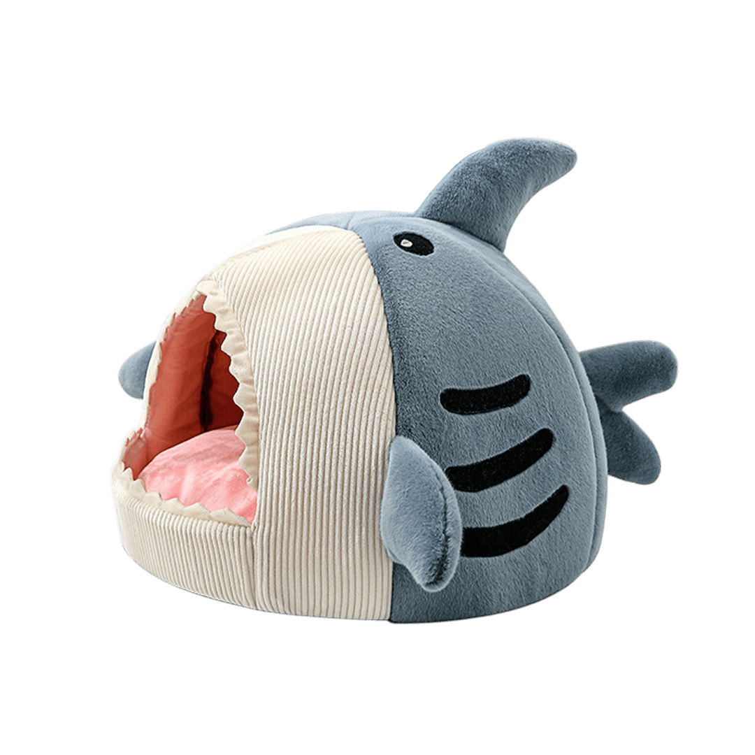 Premium Warm Cat Comfortable Shark House & Bed