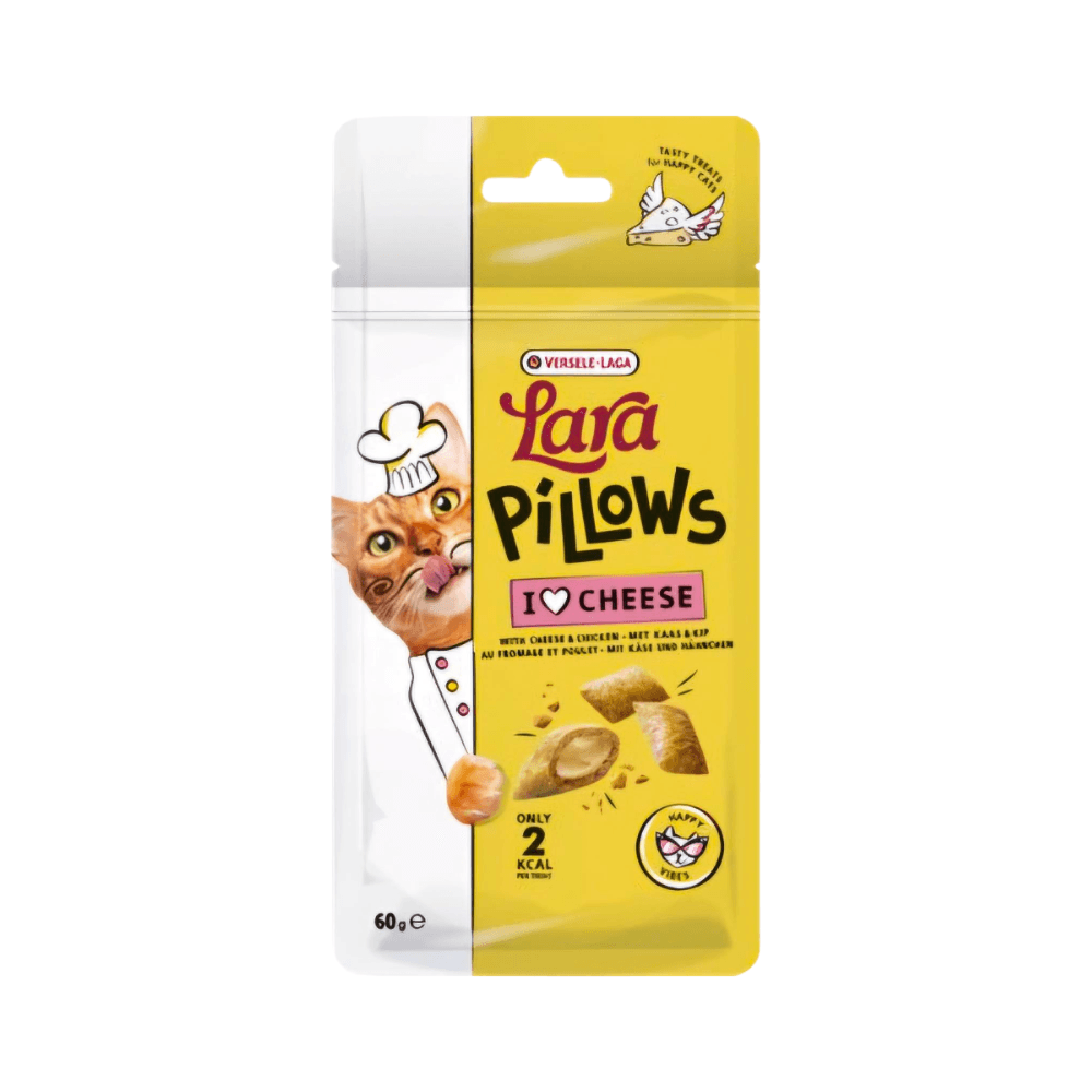 Lara Dry Cat Treat Pillows with Cheese Happy Vibes 60gm