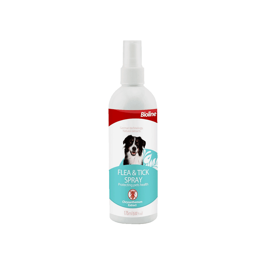 Bioline Flea & Tick Spray for Dog 175ml