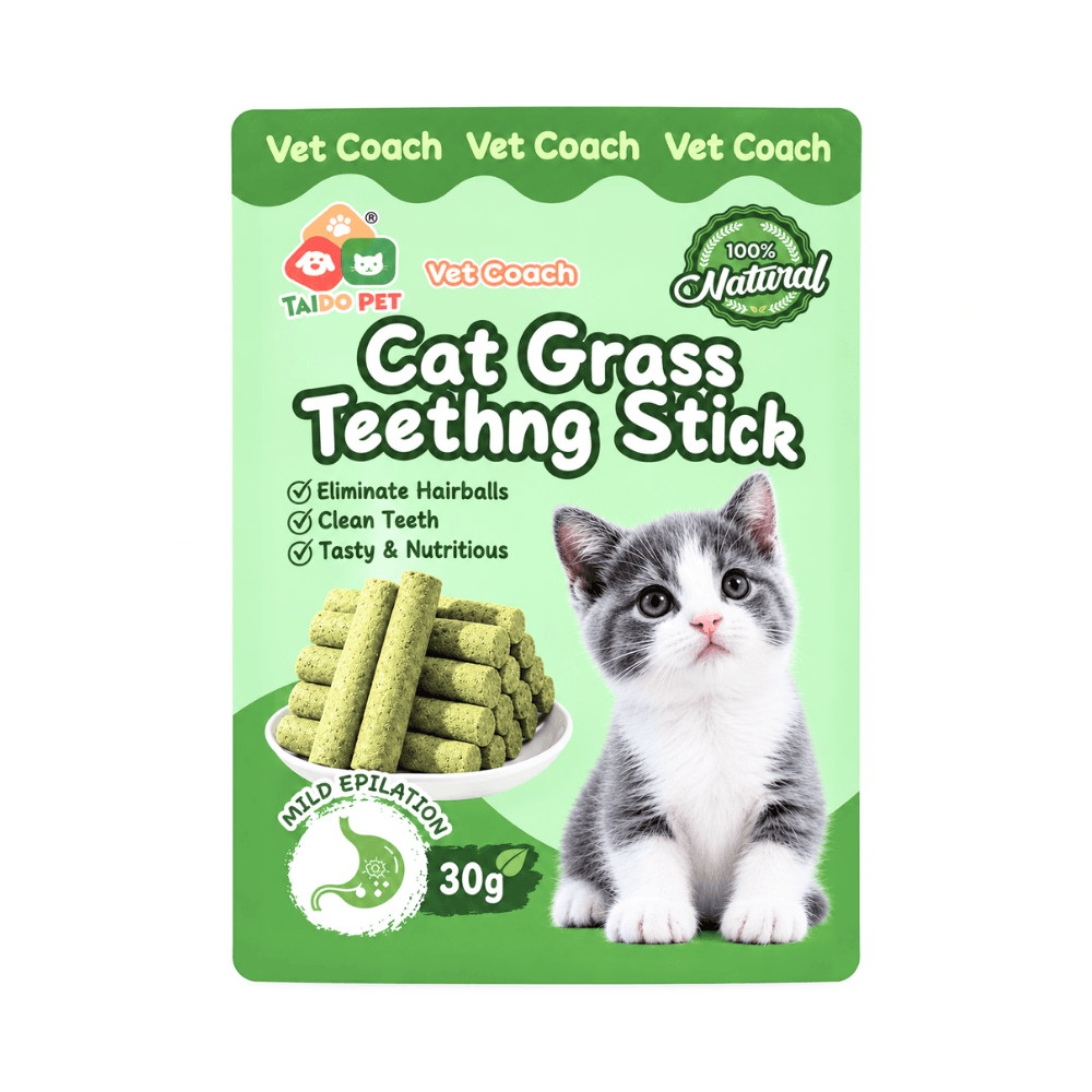 Cat Grass Teething Stick Chicken Flavour 30g