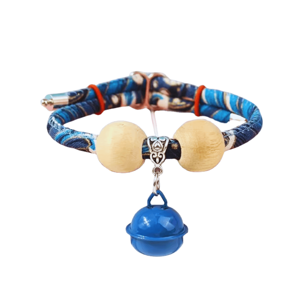 European Style Printed Collar Belt with Bell