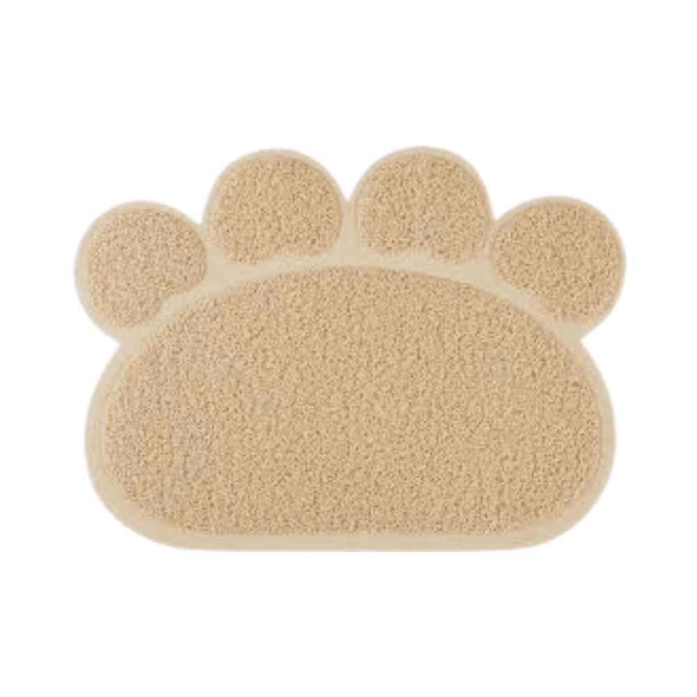 Multipurpose Cat Litter Mat Litter Box Pad Paw Shape