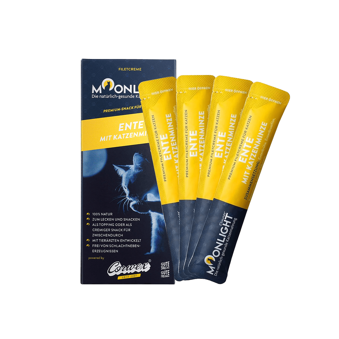 Moonlight Dinner Fillet Creamy Treat Chicken-Green Lips 15g x 4