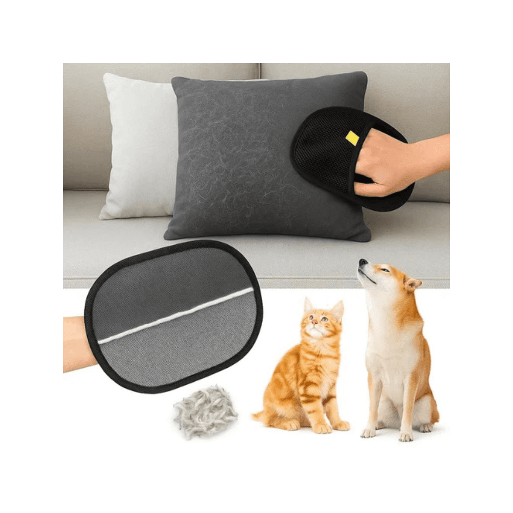 Pet Grooming Glove Pet Hair Removal Gloves Mitt Electrostatic Brush