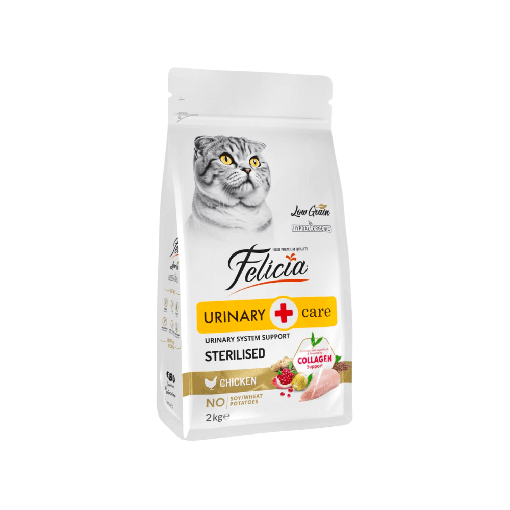 Felicia Low Grain Urinary Care Cat Food Adult Chicken 2kg