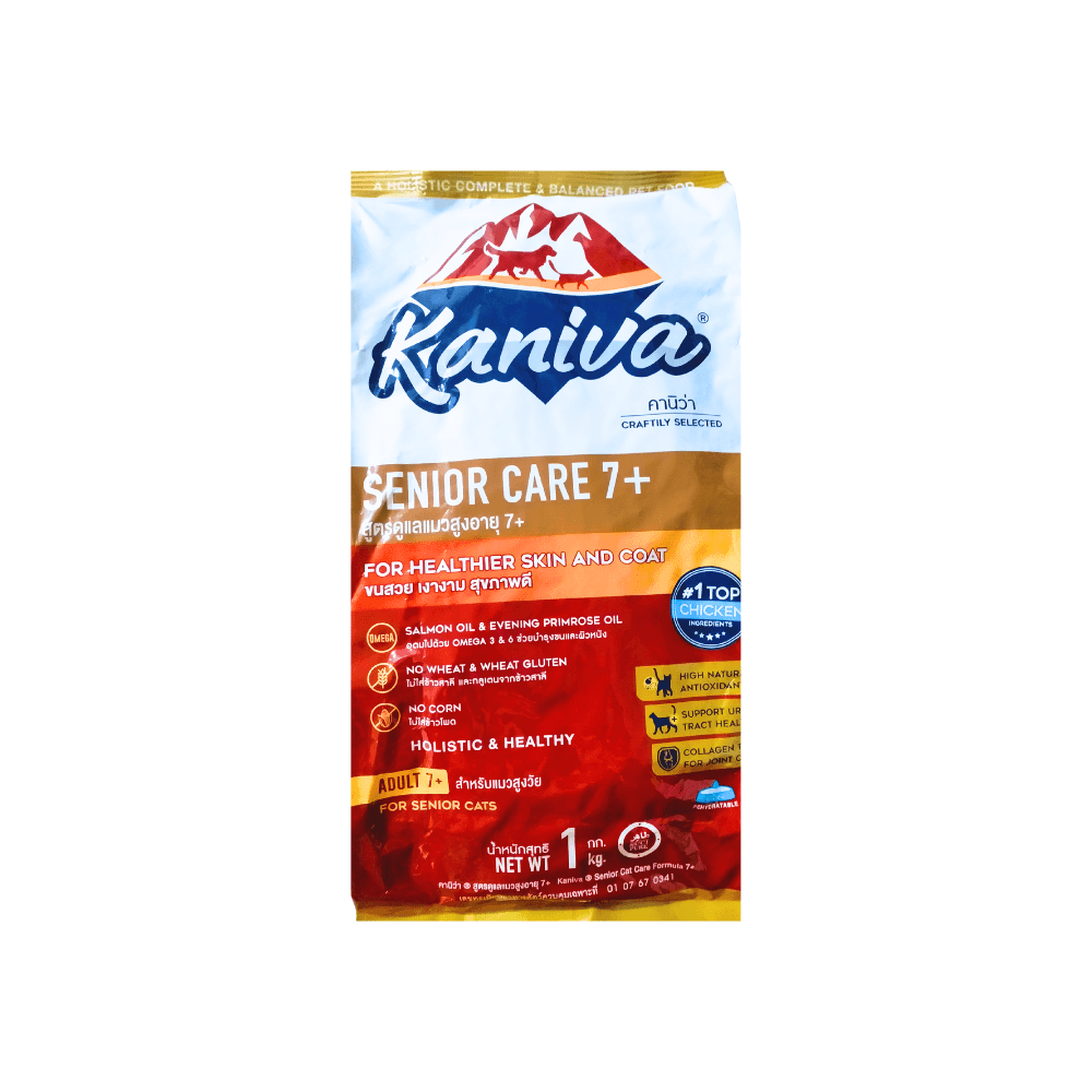 Kaniva SENIOR CARE 7+ Cat Food Chicken, Berries & Rice 1kg