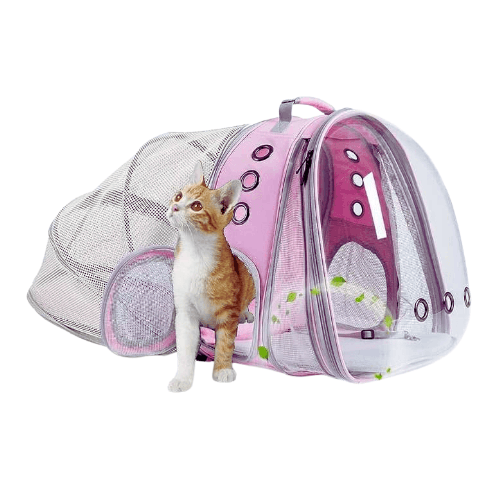 Expandable Pet Carrier Bag Cat Tent Backpack