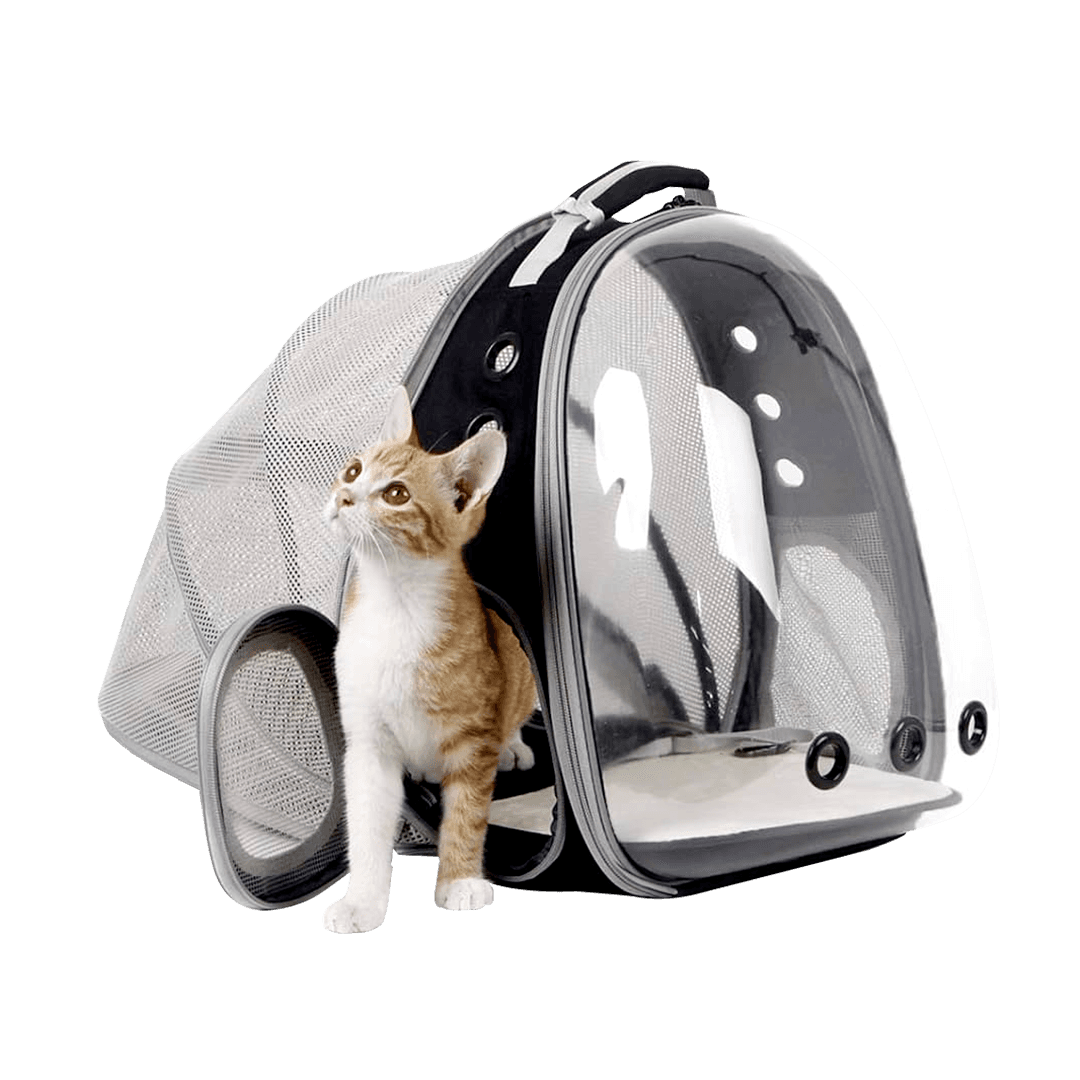 Expandable Pet Carrier Tent Backpack for Cats & Puppies