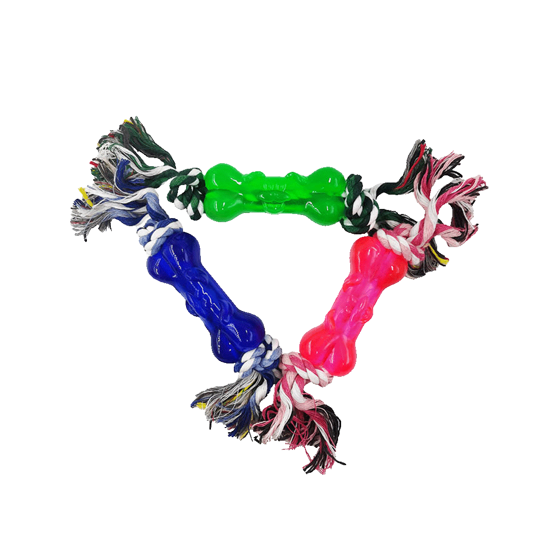 Healthy Bone Shape Dog Chew Rope Toy