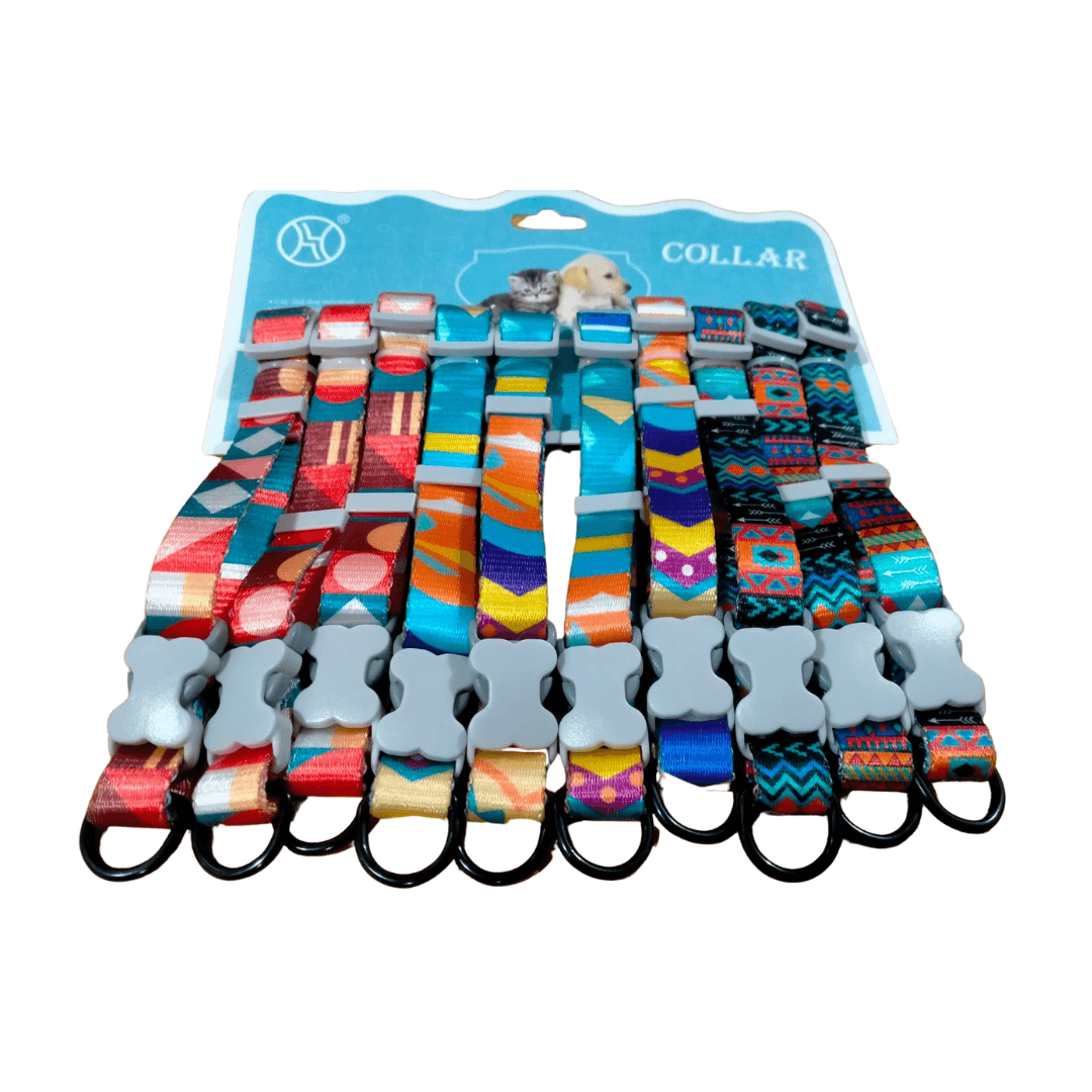 Multicolour Print Collar for Cats & Dogs