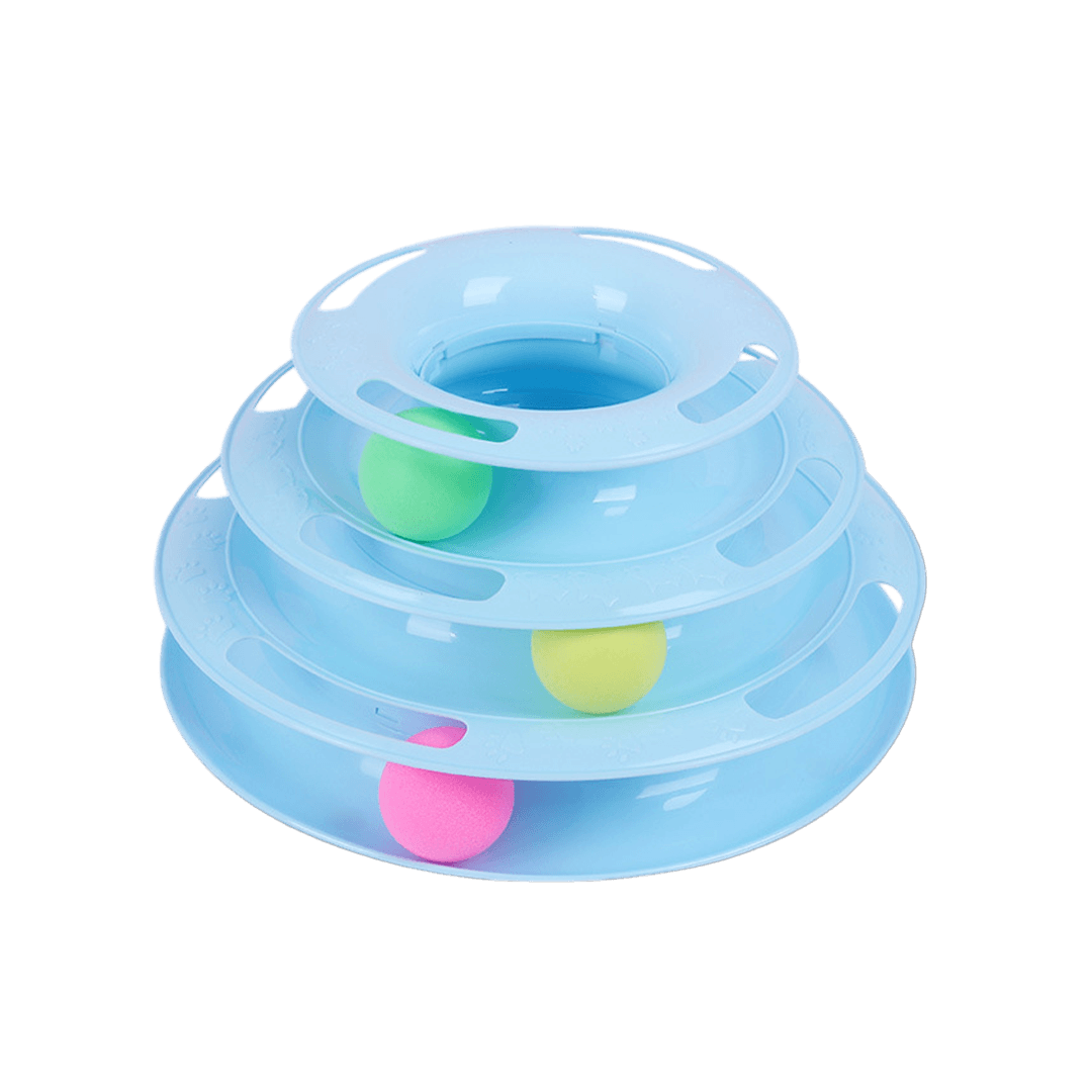 Premium Tower of Tracks Cat Tower Toy with Ball