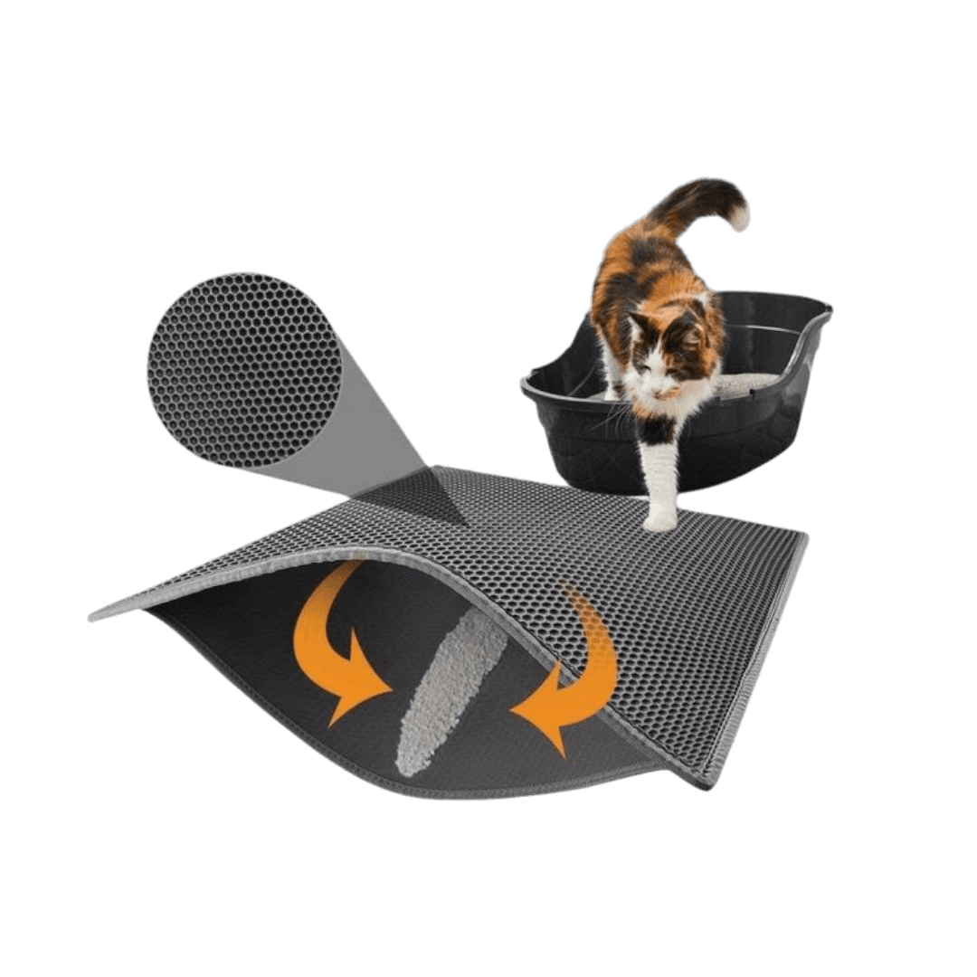 Extra Large Waterproof Premium Nonslip Double Layer Pet Litter Mat Pad