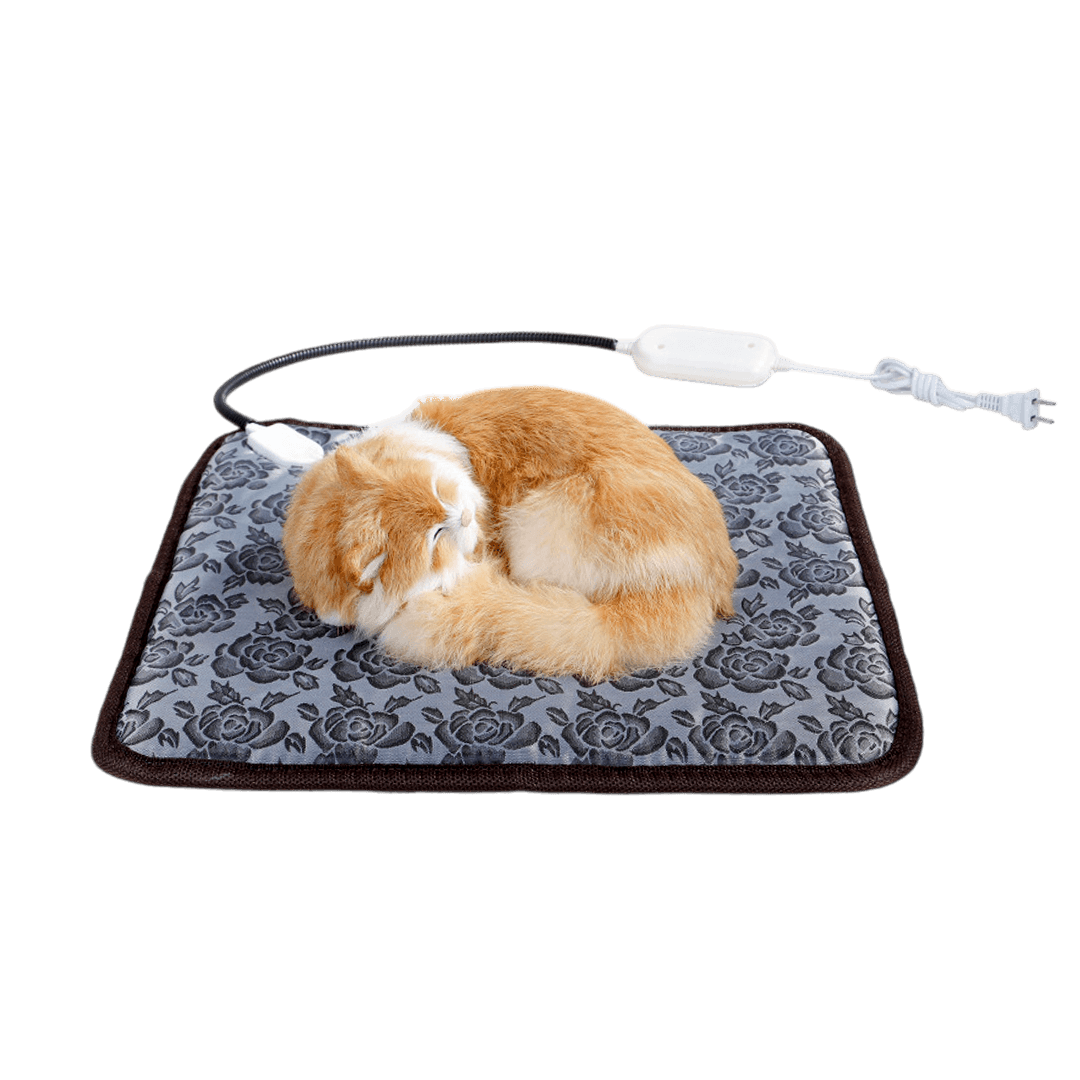 Premium Waterproof Safety Pet Heating Pad Mat Bed for Cats & Dogs with Chew Resistant Cord