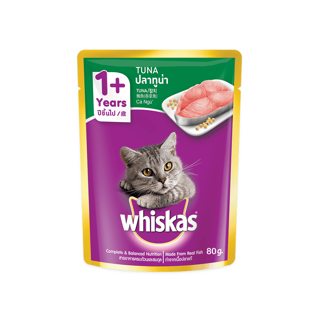 Whiskas Pouch Adult Tuna 80g