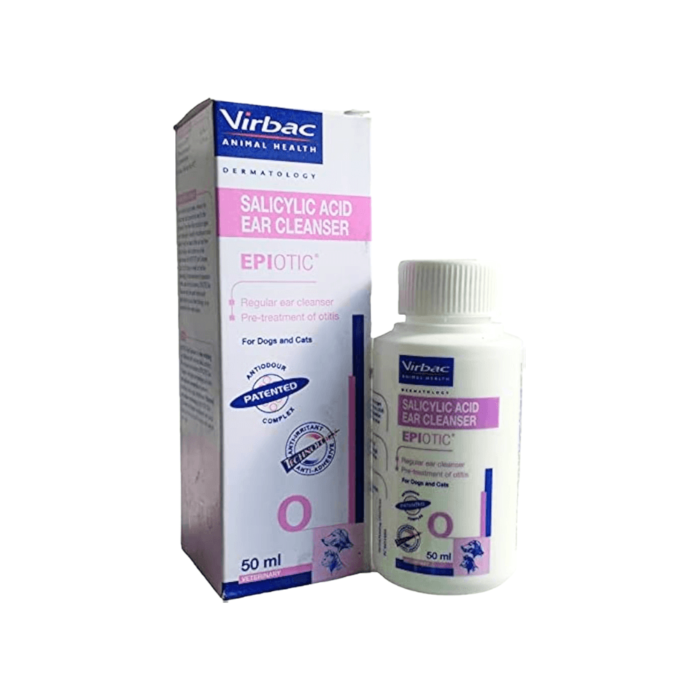 Virbac Epiotic Ear Cleanser for Cats & Dogs 50ml