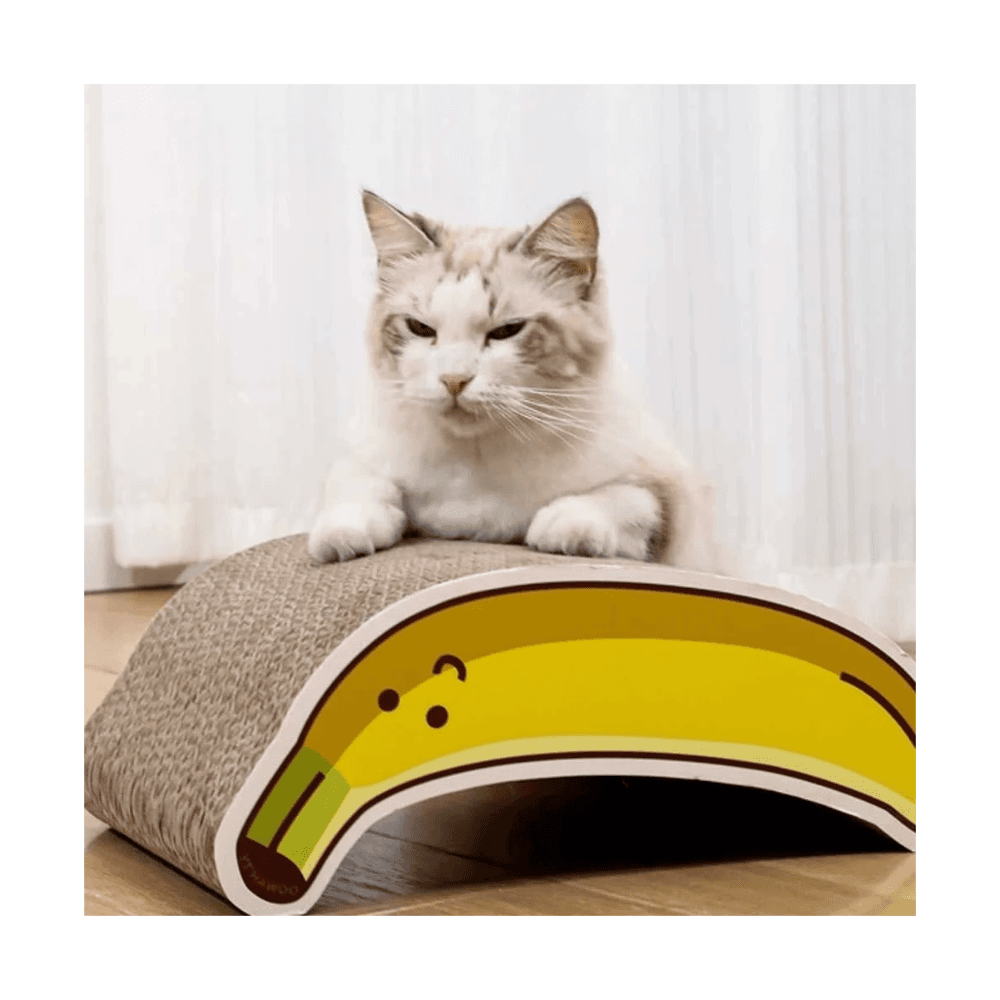Banana Shape Playful Cat Scratching Toy