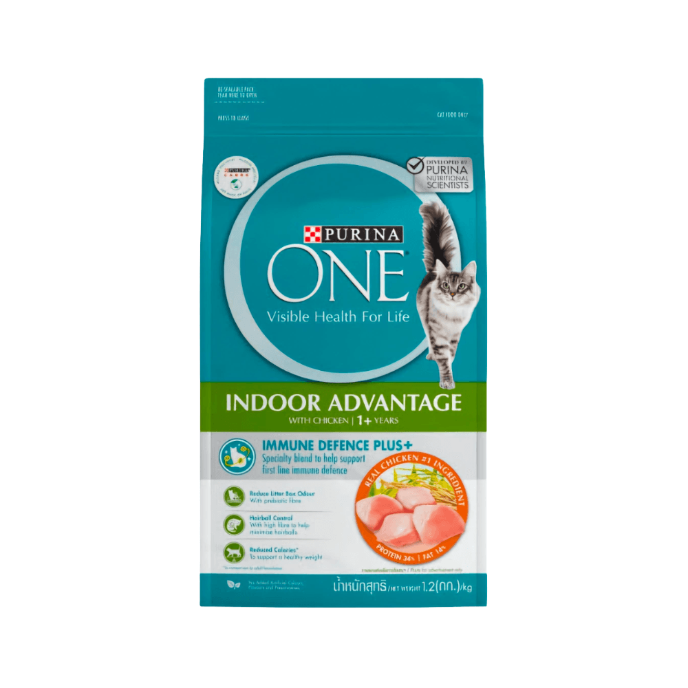 Purina One Cat Food Adult Indoor Advantage with Chicken 1.2kg