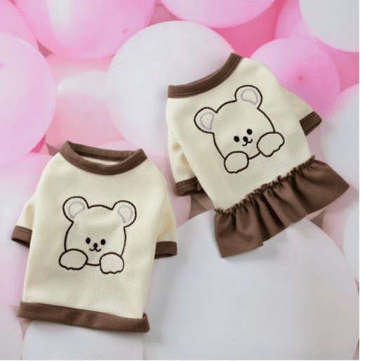 Sophisticated Cartoon Wool Pet Dress T-shirt