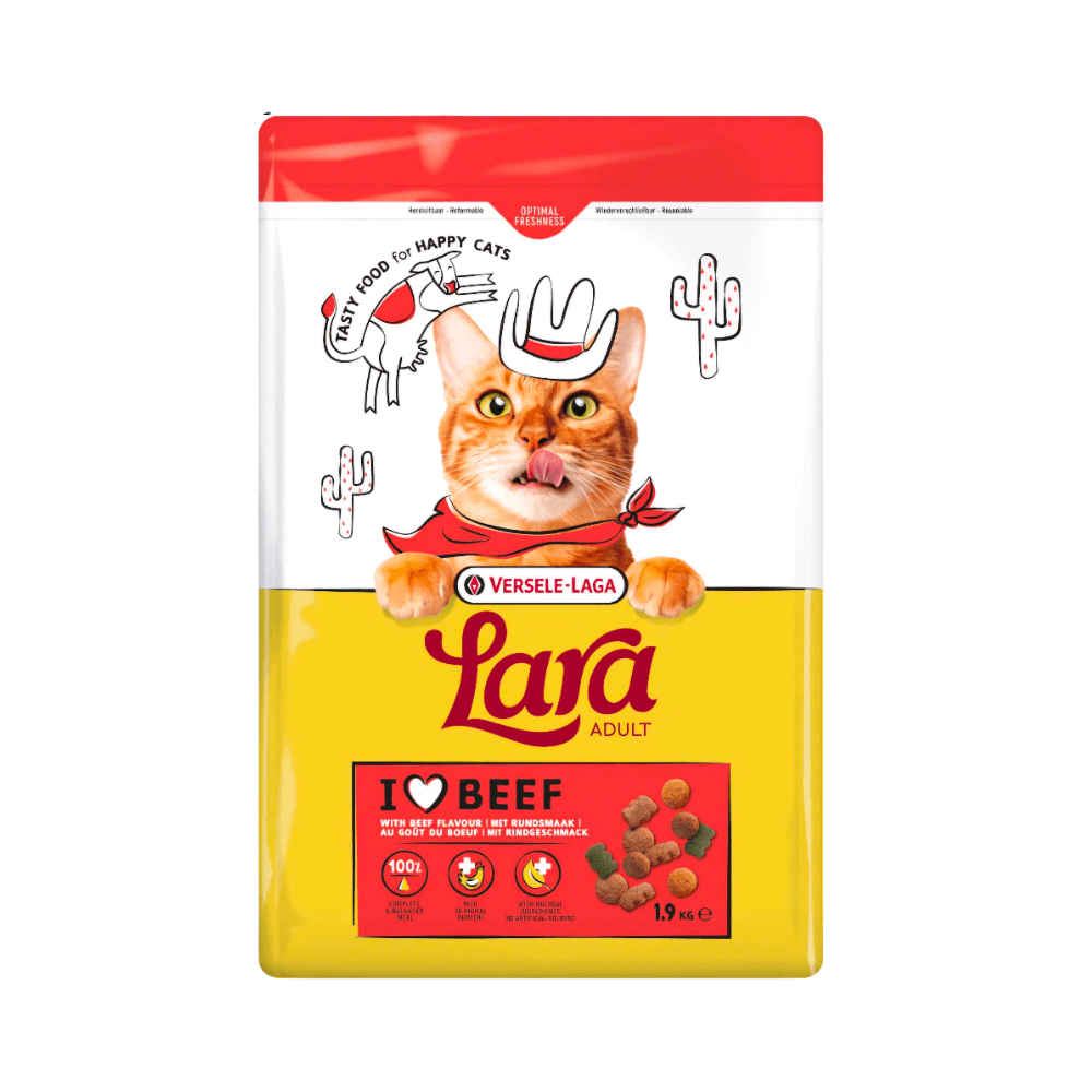 Lara Cat Food Adult Beef 1.9kg