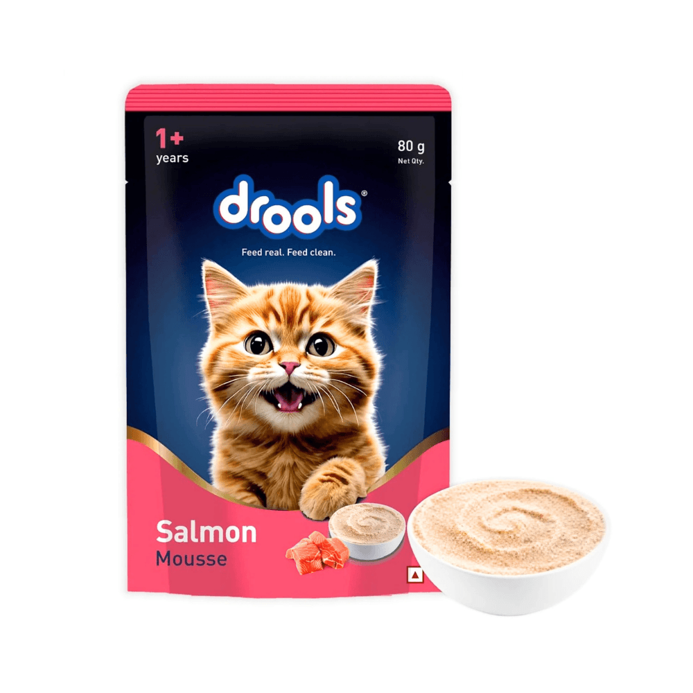Drools Adult Cat Pouch Salmon Mousse 80g