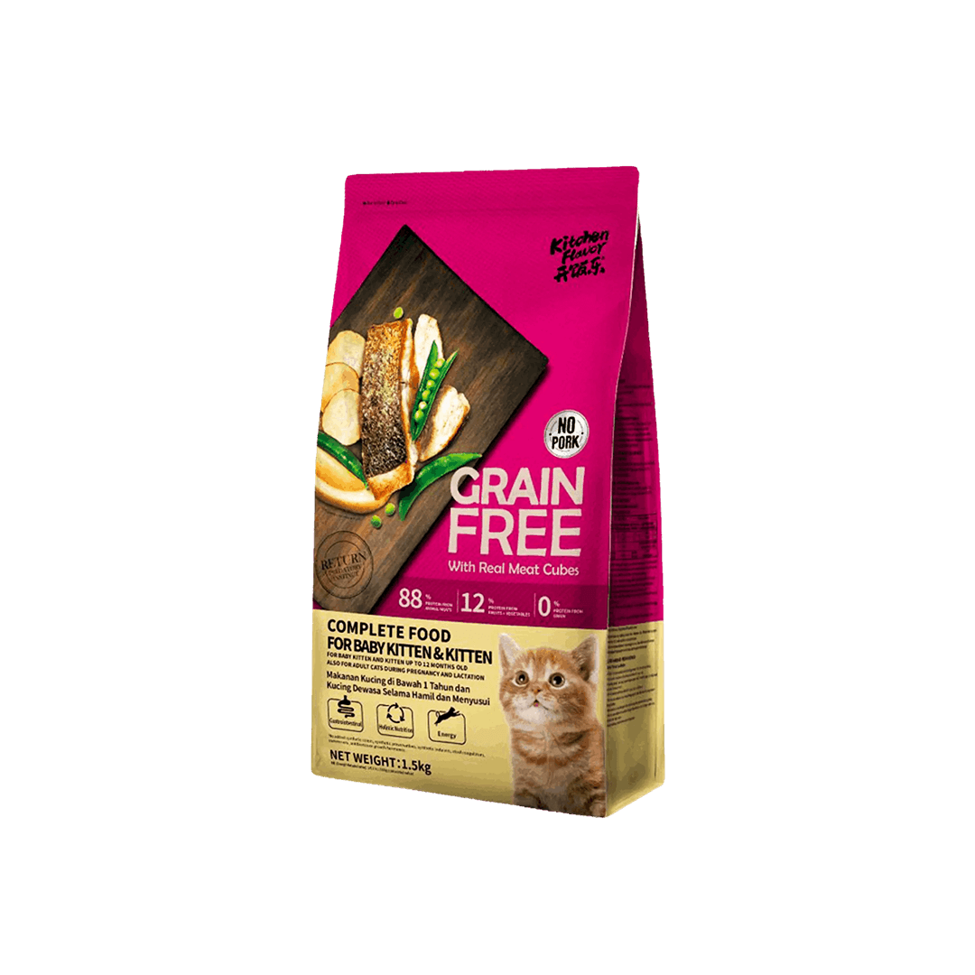 Kitchen Flavor Grain Free Complete Food for Baby Kitten 1.5kg