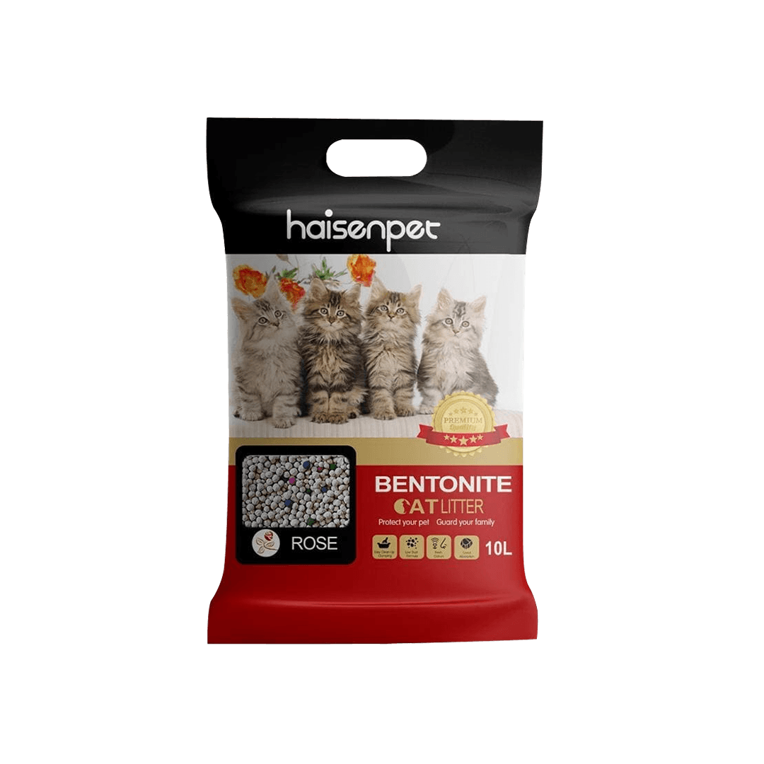Haisenpet Bentonite Cat Litter Rose 10L