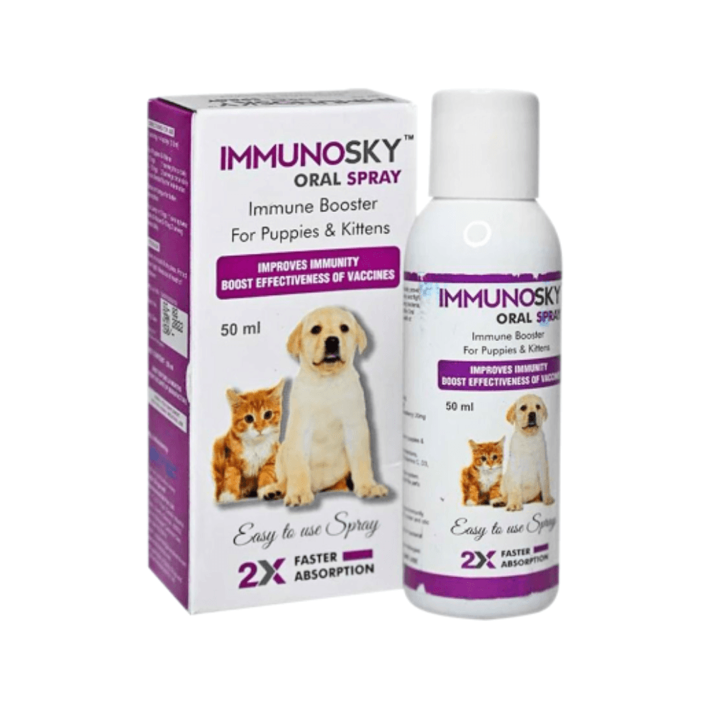 Immuno Sky Immune Booster Oral Spray for Puppies and Kittens 50ml