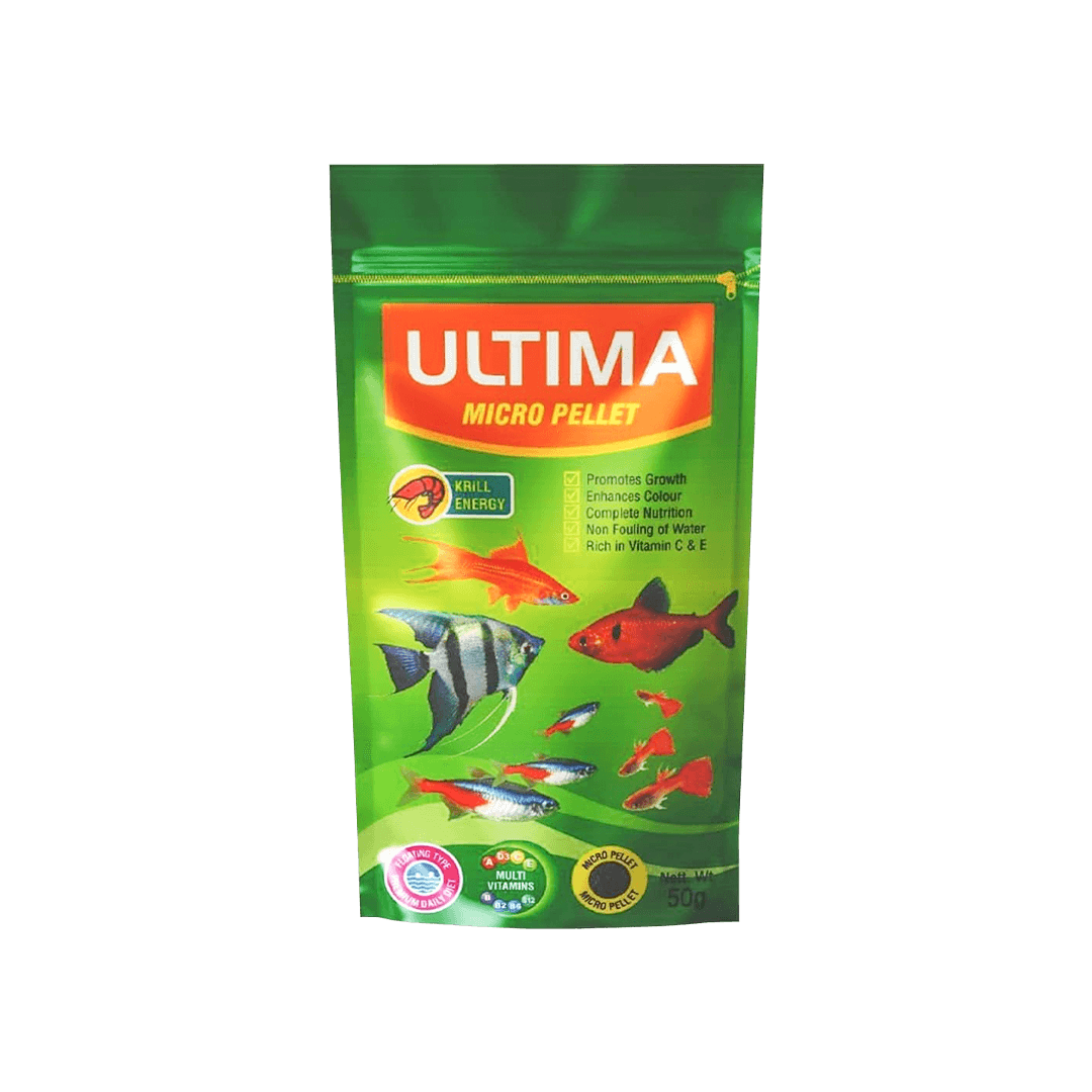 Ultima Micro Pellet Fish Food Pouch 50gm