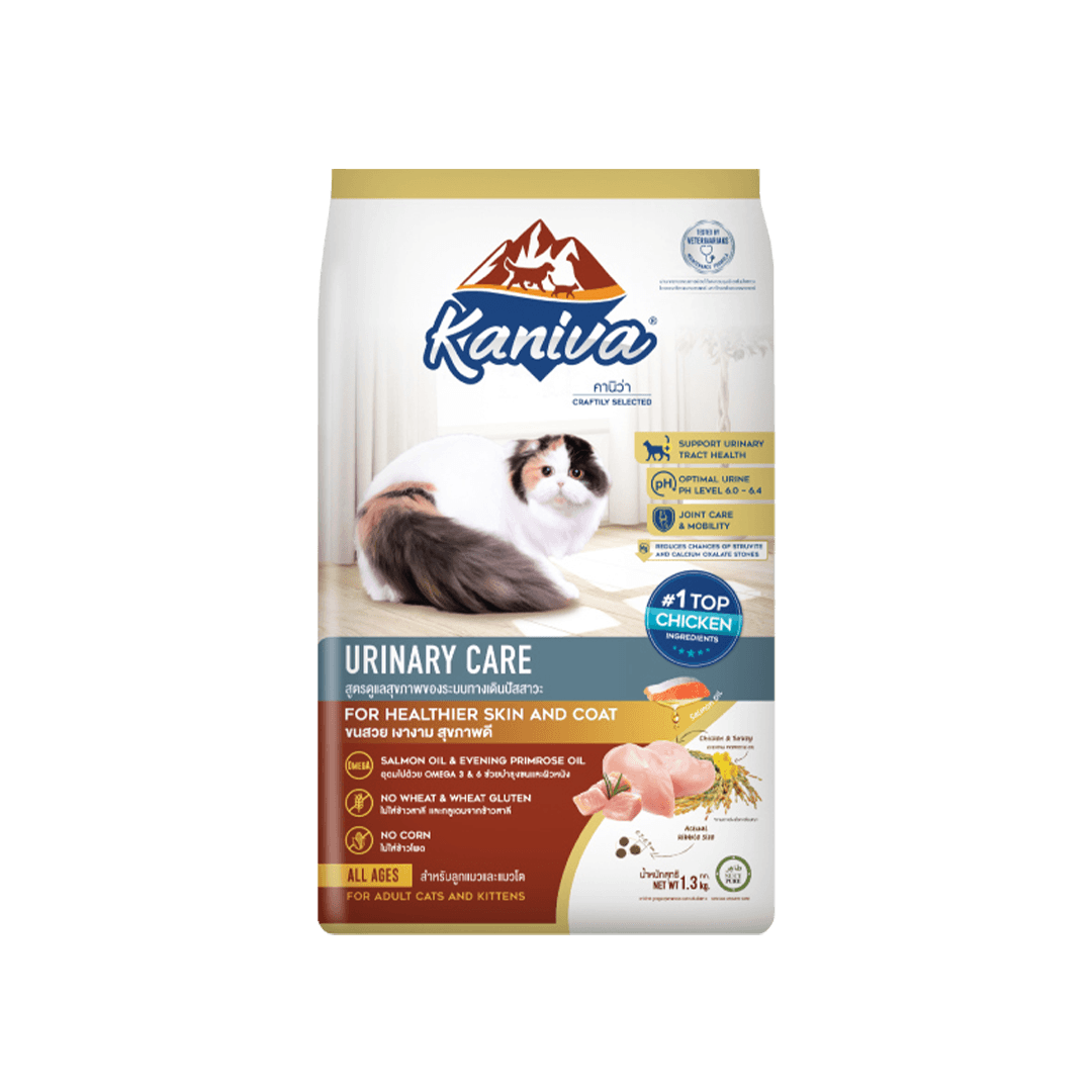 Kaniva Urinary Care Formula Cat Food Chicken,Turkey & Rice for Adults & Kittens 1.3kg