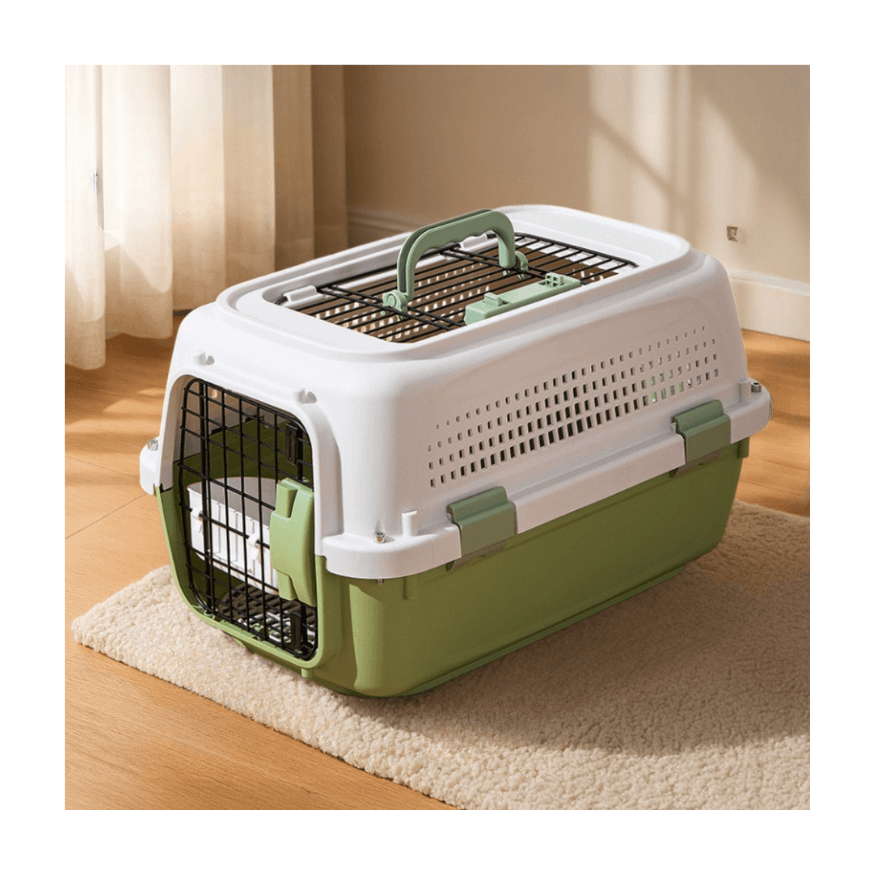 Medium Size Premium Travel Carrier Cage Box with Sky Window