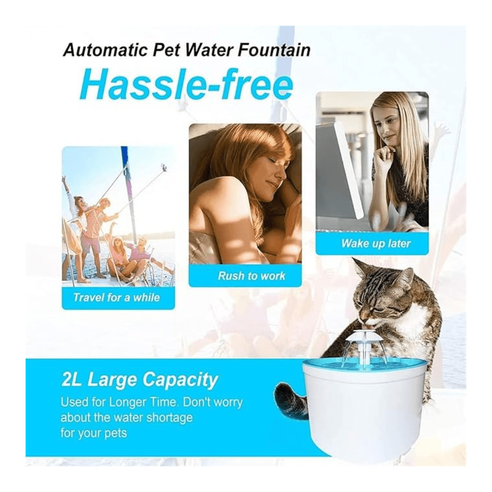 2.0L Ultra Silent Water Fountain Automatic Drinker