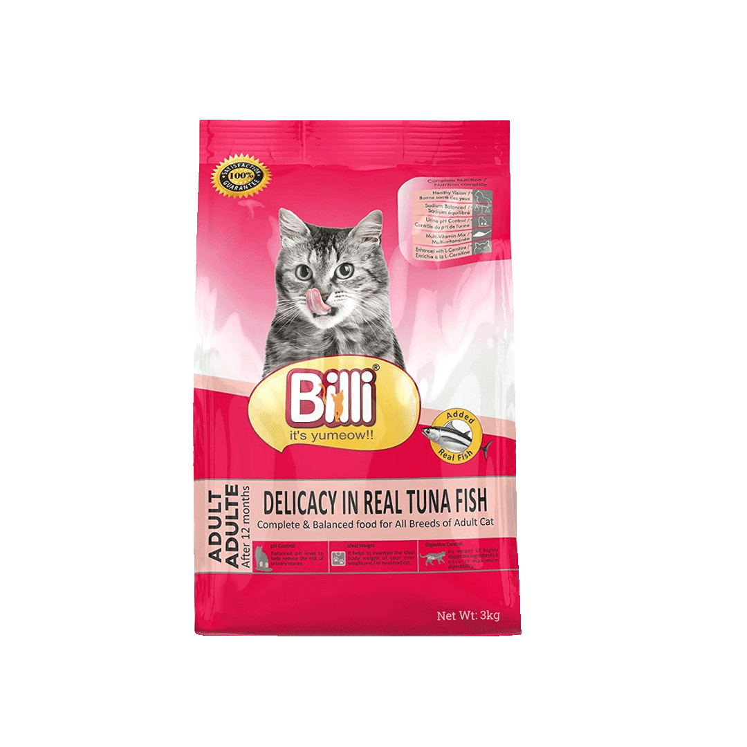 Billi Adult Dry Cat Food Real Tuna 3kg